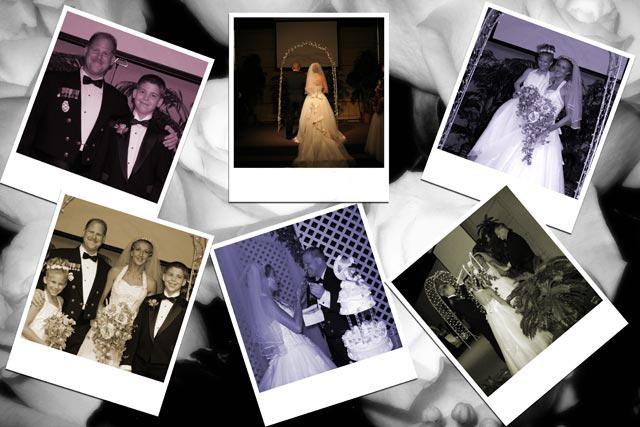  la boda de un collage en photoshop