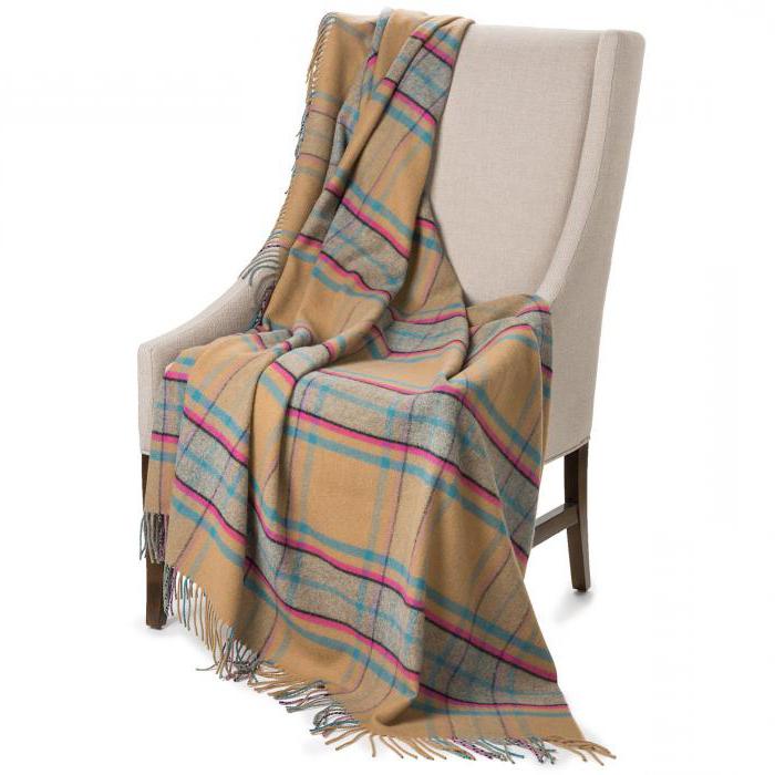 cobertor de lã camel