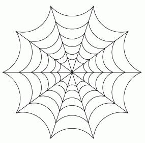 wie ein Spinnennetz zeichnen mit Bleistift