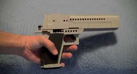 як зробити пістолет з лего