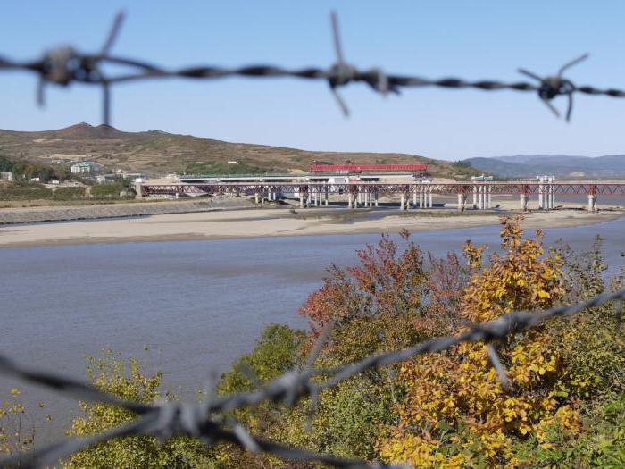 Nordkorea Grenze mit Russland