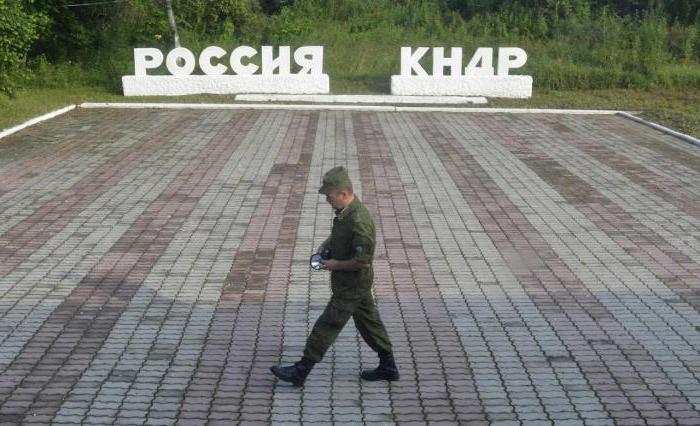 Nordkorea Grenze mit Russland Abstand