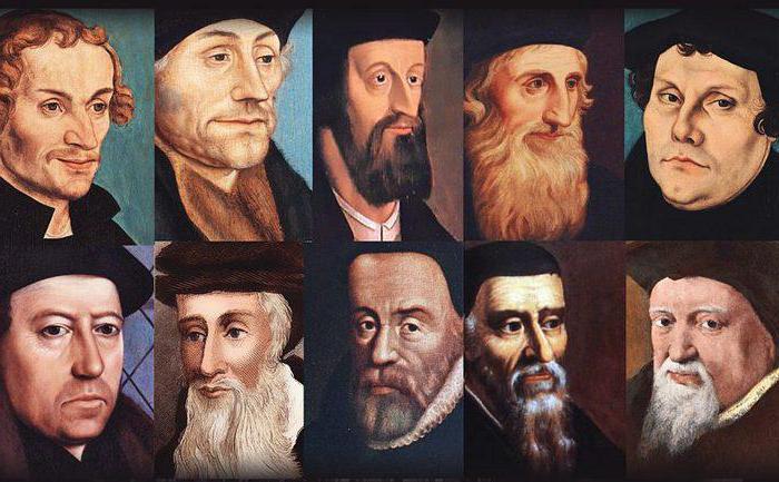 kierunki reformacji w europie