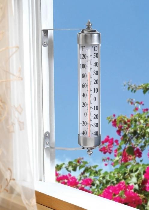 outdoor thermometer for plastic windows