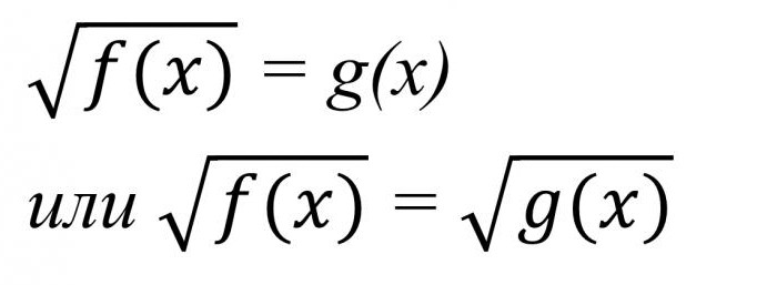 the Solution of irrational equations