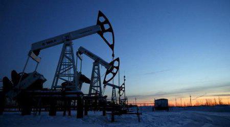 西西伯利亚的油田基地
