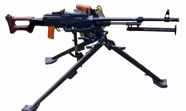 das manuelle Maschinengewehr von Kalashnikov