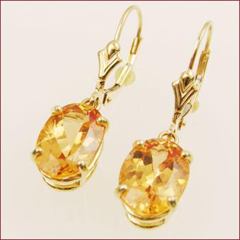 earrings with Topaz photo