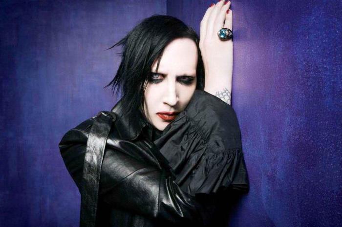 the singer Marilyn Manson