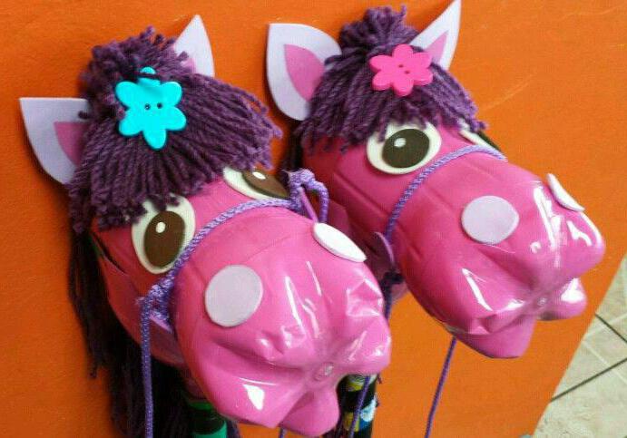 crafts from plastic bottles donkey