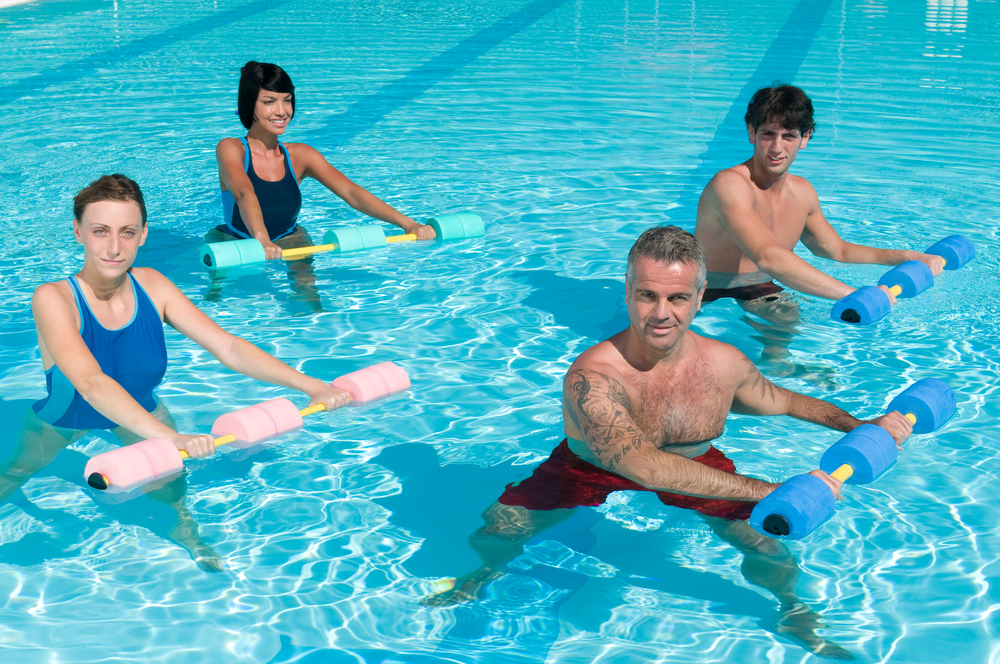 yüzme Havuzu - grup egzersizleri