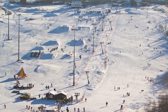Тягачева ski resort onde está