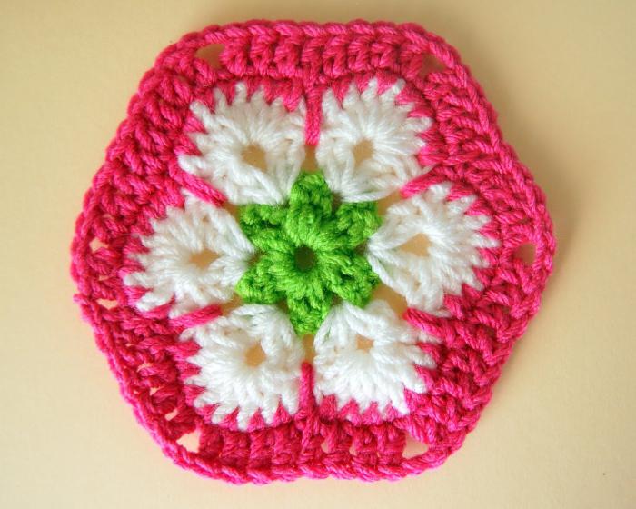 African flower crochet