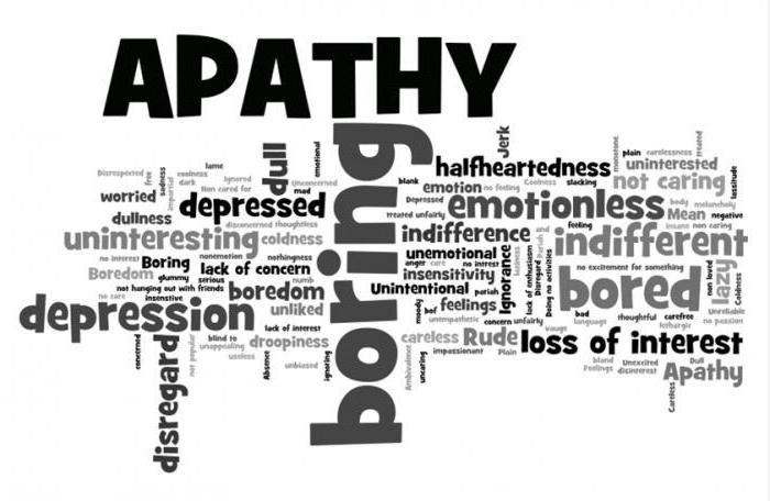 Synonym für das Wort Apathie