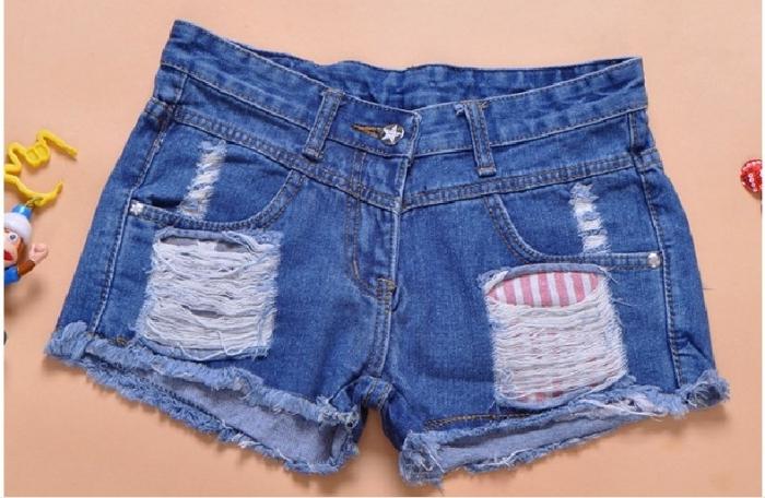 shorts with holes
