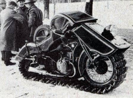 Tracked motorcycle of the Wehrmacht