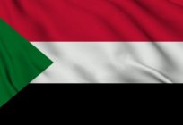La bandera de sudán: la vista, el valor, la historia de la