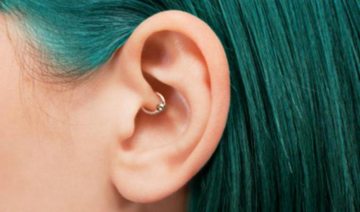أنواع ثقب الأذن