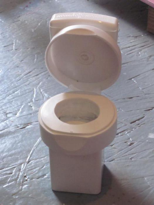 How to make a toilet for dolls with their own hands