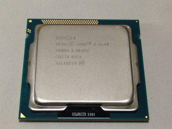 procesador: Intel Core I3 3240 las características de la