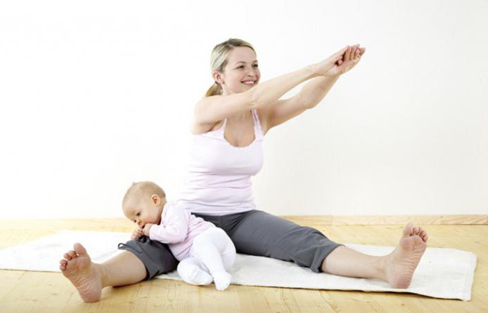 übungen für die Kontraktionen der Gebärmutter nach der Geburt Foto