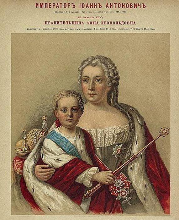 アンナLeopoldovna Romanovs