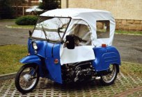 Triciclos automóveis: descrição, características, modelos