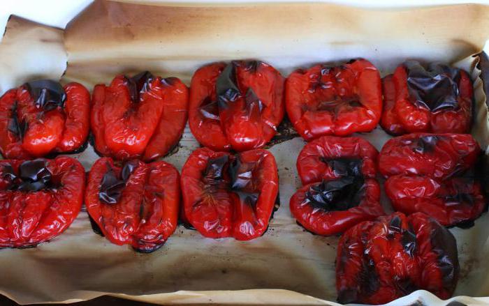how to remove skin from peppers