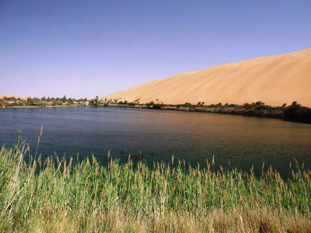 el río y el lago de argelia foto