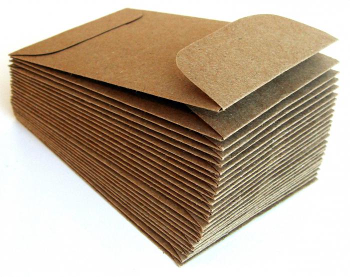 Kraft paper envelopes