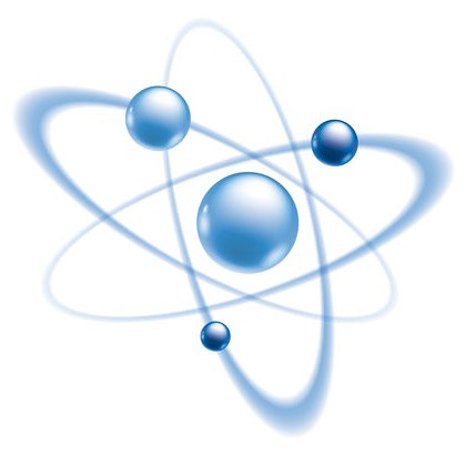 结构的核心原子的化学反应
