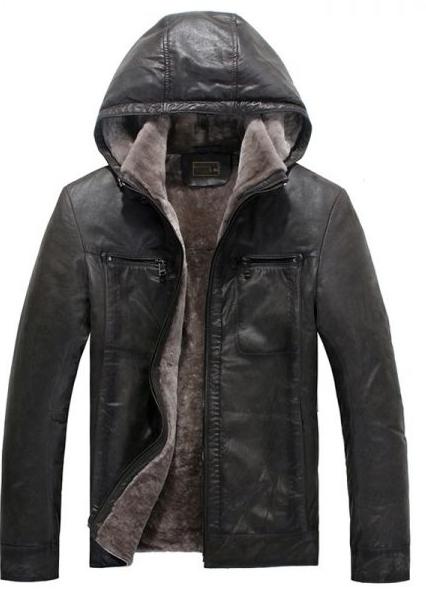 inverno jaquetas de couro masculinas