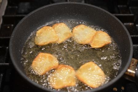 chipsy w warunkach domowych z ziemniaków