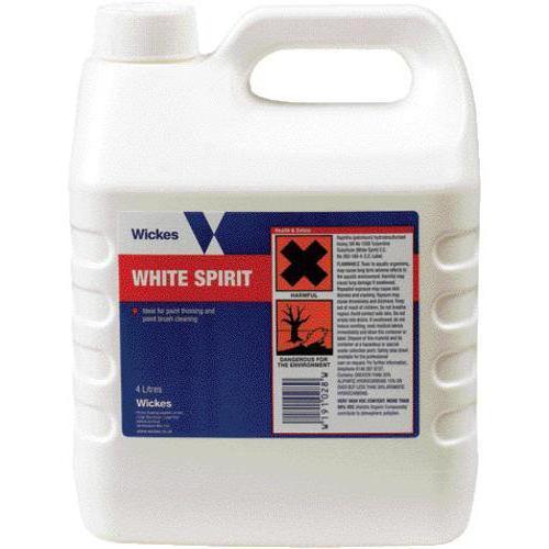 White spirit in a canister